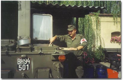 Korporal Fargel an der FK 58